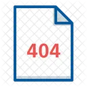 Fichier 404  Icône