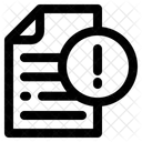 Alerte De Fichier Notification Avertissement Icon