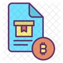 Bonus De Fichier Fichier Bonus Bitcoin Fichier Bitcoin Icône