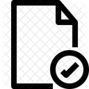 Verification Du Fichier Verifier Le Fichier Approuver Icône