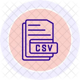 Fichier CSV  Icône