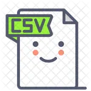 Fichier Csv Csv Document Icon