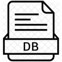Fichier de base de données  Icône