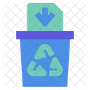 Fichier De Recyclage Fichier Corbeille Icône