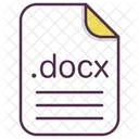 Docx Fichier Document Icône