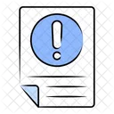 Erreur De Fichier Document Erreur Icon