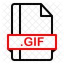 Gif Extension Fichier Icône