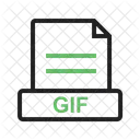 Gif Fichier Extension Icône