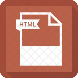 Fichier HTML  Icône