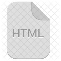 Fichier HTML  Icône