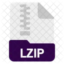 Lzip Fichier Document Icône