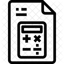 Fichier mathématique  Icône