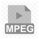 Fichier MPEG  Icône