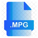 Mpg Extension Fichier Icône