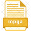 Mpga Fichier Formats Icône