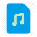 Fichier Musical Fichier Audio Document Icon