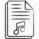 Fichier Musique Fichier Audio Icon