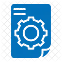 Parametres De Fichier Gestion Des Donnees Configuration De Fichier Icon