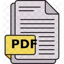 Fichier Document Pdf Icône