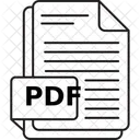 Fichier Document Pdf Icône