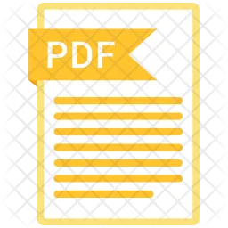 Fichier PDF  Icône