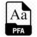 Pfa Fichier Format Icône