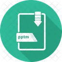 Pptm Formats Fichier Icône