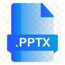 Pptx Extension Fichier Icône