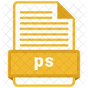 Ps Fichier Format Icône
