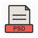 PSD Fichier Extension Icon