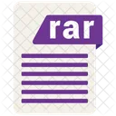 Rar Format Formats Icône