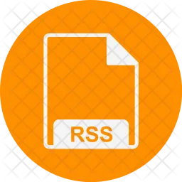 Fichier rss  Icône