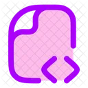 Fichier Script Fichier Script Script Icon