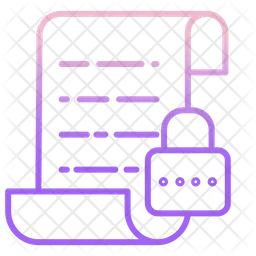 Fichier sécurisé  Icône