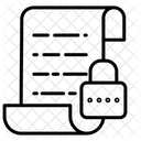 Protege Par Mot De Passe Fichier Securise Fichier Verrouille Icône