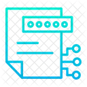Fichier Mot De Passe Document Icon