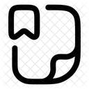 Fichier Signet Signet Livre Favori Icône