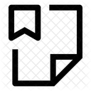 Fichier Signet Icône
