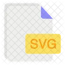 Fichier Svg Svg Extension Icône