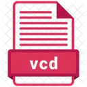 Vcd Fichier Format Icône