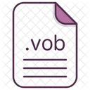 Vob Fichier Document Icône