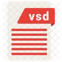 Vsd Fichier Format Icône