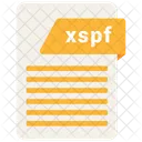 Xspf Format Document Icône