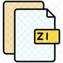 Fichier Zip Fichier Document Icon