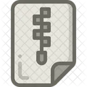 Fichier Document Zip Icon