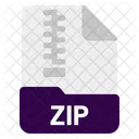 Zip Fichier Document Icône