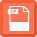 Zip Fichier Extension Icône