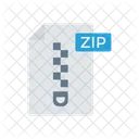 Zip Fichier Document Icône