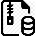 Fichier zip de la base de données  Icône