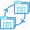 Échange de fichiers  Icône